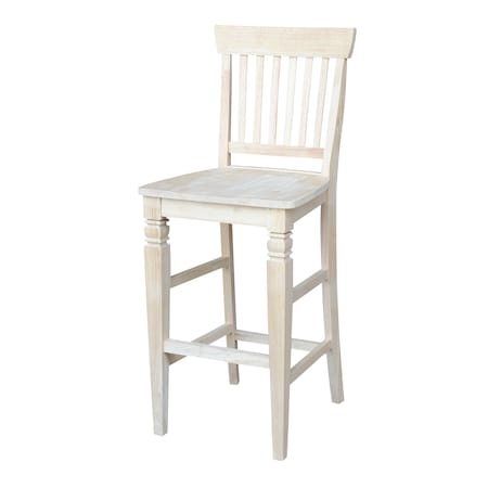 Whitewood Industries Solid Wood Seattle Counter Height Dining Stool - 30" Seat Height S-113
